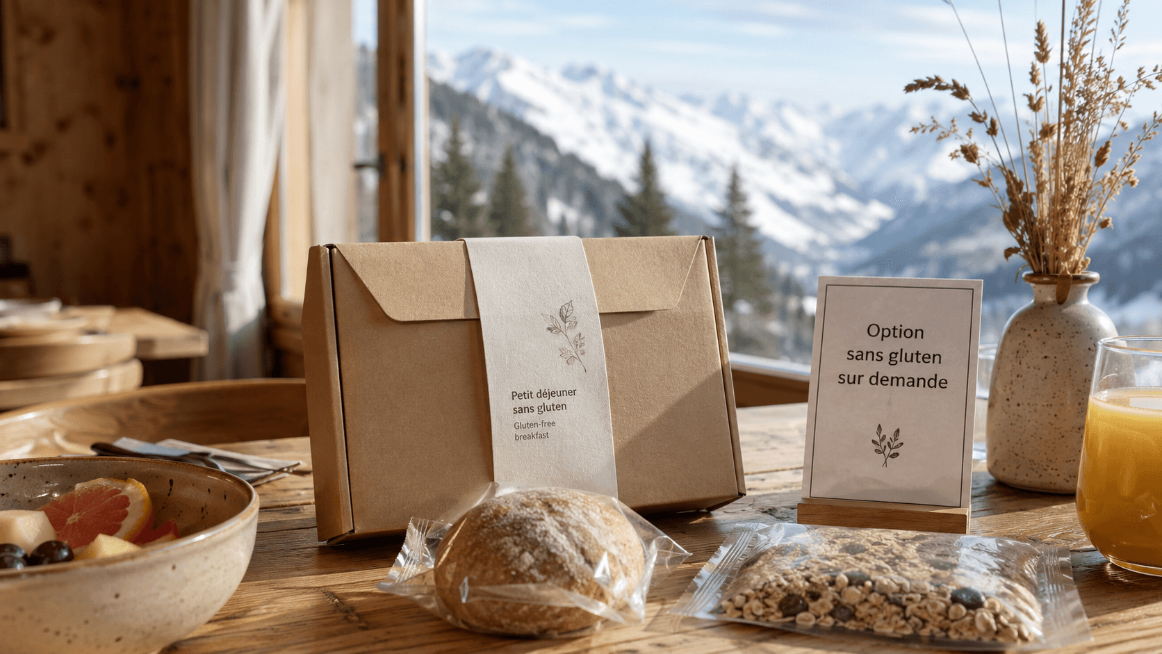 Petit-déjeuner JuliSafe en hôtel suisse